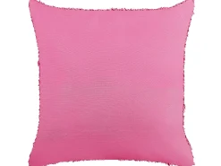 Tekstiilit<Beliani Koristetyyny Puuvilla Vaaleanpunainen 45 X 45 Cm 2 Kpl Rhoeo