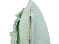 Tekstiilit<Beliani Koristetyyny Puuvilla Vaaleanvihrea 45 X 45 Cm Bacopa