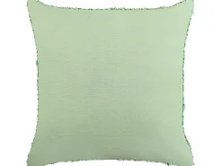 Fashion Beliani Koristetyyny Puuvilla Vaaleanvihrea 45 X 45 Cm Rhoeo