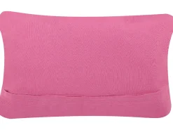 Tekstiilit<Beliani Koristetyyny Puuvilla Vaaleanpunainen Makramee 30 X 50 Cm 2 Kpl Kiris