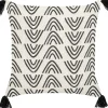 Cheap Beliani Koristetyyny Puuvilla Valkoinen/Musta 45 X 45 Cm Mays