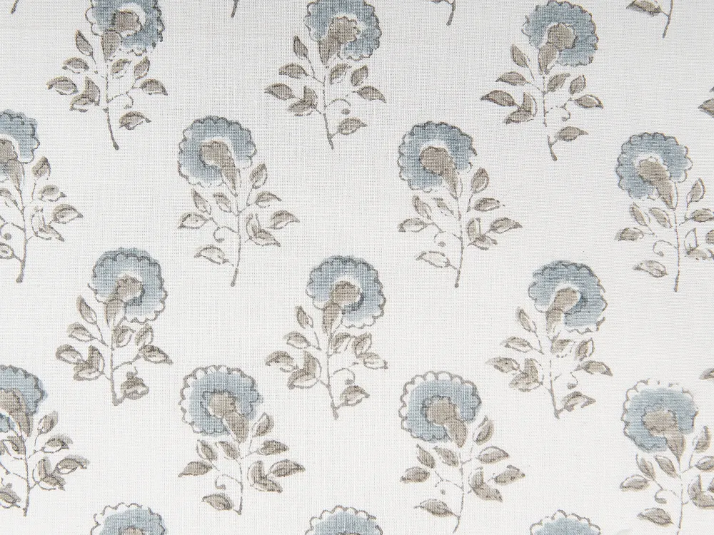 Clearance Beliani Koristetyyny Puuvilla Valkoinen/Sininen 45 X 45 Cm 2 Kpl Cornus