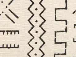 Tekstiilit<Beliani Koristetyyny Puuvilla Valkoinen/Musta 45 X 45 Cm Myrica