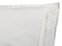 Tekstiilit<Beliani Koristetyyny Puuvilla Valkoinen/Sininen 45 X 45 Cm Cordata