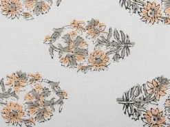 Tekstiilit<Beliani Koristetyyny Puuvilla Valkoinen/Oranssi 45 X 45 Cm Sativus