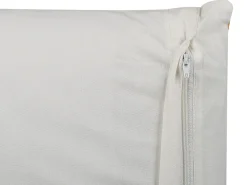 Tekstiilit<Beliani Koristetyyny Puuvilla Valkoinen/Keltainen 45 X 45 Cm 2 Kpl Calathea