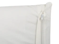 Tekstiilit<Beliani Koristetyyny Puuvilla Vihrea/Valkoinen 45 X 45 Cm 2 Kpl Larics