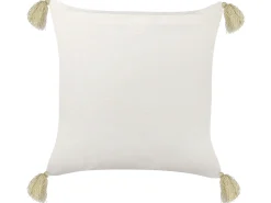 Tekstiilit<Beliani Koristetyyny Sametti Beige 45 X 45 Cm Santolina