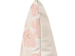 Tekstiilit<Beliani Koristetyyny Sametti Beige/Vaaleanpunainen 45 X 45 Cm 2 Kpl Triteleia