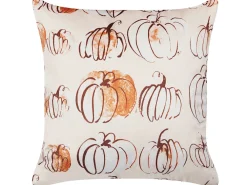 Tekstiilit<Beliani Koristetyyny Sametti Beige 45 X 45 Cm 2 Kpl Cucurbita