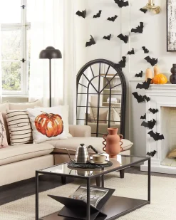 Best Sale Beliani Koristetyyny Sametti Beige/Oranssi 45 X 45 Cm 2 Kpl Curbita