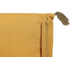 Tekstiilit<Beliani Koristetyyny Sametti Keltainen 45 X 45 Cm 2 Kpl Rheum
