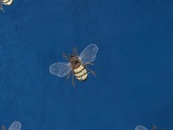 Flash Sale Beliani Koristetyyny Sametti Kirjailtu Sininen 45 X 45 Cm 2 Kpl Talinum