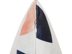 Fashion Beliani Koristetyyny Sametti Monivarinen 45 X 45 Cm 2 Kpl Quinoa