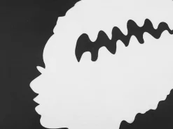 Tekstiilit<Beliani Koristetyyny Sametti Mustavalkoinen 45 X 45 Cm 2 Kpl Mandevilla