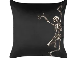 Flash Sale Beliani Koristetyyny Sametti Musta 45 X 45 Cm 2 Kpl Medves