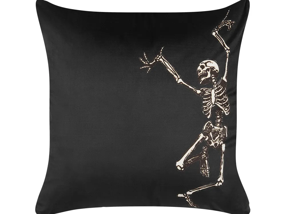 Flash Sale Beliani Koristetyyny Sametti Musta 45 X 45 Cm 2 Kpl Medves