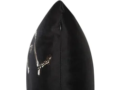 Flash Sale Beliani Koristetyyny Sametti Musta 45 X 45 Cm 2 Kpl Medves