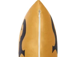 Tekstiilit<Beliani Koristetyyny Sametti Oranssi 45 X 45 Cm 2 Kpl Covasna