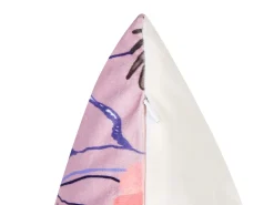 Tekstiilit<Beliani Koristetyyny Sametti Pastellipinkki 45 X 45 Cm 2 Kpl Anemones