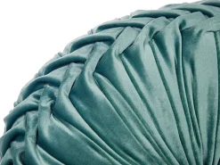 Tekstiilit<Beliani Koristetyyny Sametti Sinivihrea 40 Cm 2 Kpl Udala