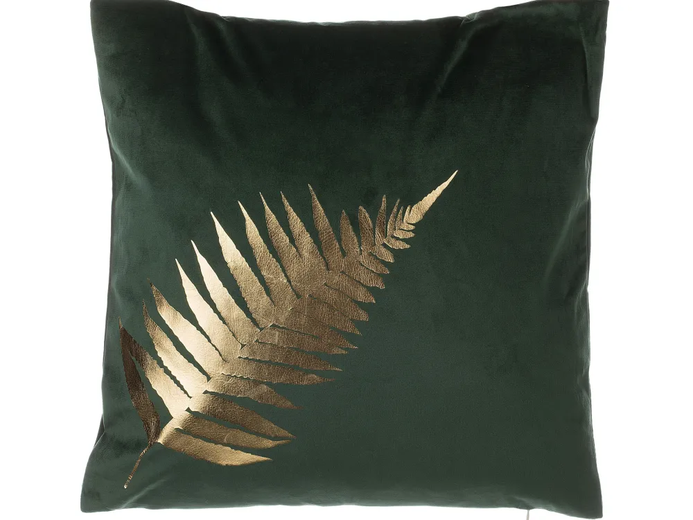 Hot Beliani Koristetyyny Sametti Tummanvihrea 45 X 45 Cm 2 Kpl Fern