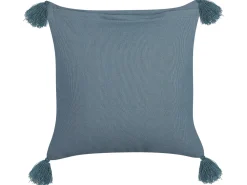 Tekstiilit<Beliani Koristetyyny Sametti Tummansininen 45 X 45 Cm Ribes