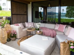 Best Sale Beliani Koristetyyny Sametti Vaaleanpunainen 45 X 45 Cm 2 Kpl Hosta