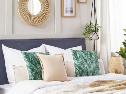 Cheap Beliani Koristetyyny Sametti Vihrea 45 X 45 Cm 2 Kpl Diascia