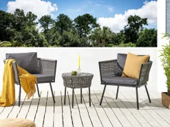 Tekstiilit<Beliani Koristetyyny Sinapinkeltainen 45 X 45 Cm 2 Kpl Subulata