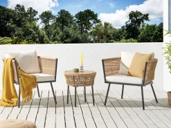 Tekstiilit<Beliani Koristetyyny Sinapinkeltainen 45 X 45 Cm 2 Kpl Subulata