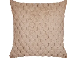 Store Beliani Koristetyyny Tekoturkis Hiekanruskea 43 X 43 Cm 2 Kpl Purslane