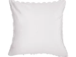 Tekstiilit<Beliani Koristetyyny Tekoturkis Valkoinen 43 X 43 Cm 2 Kpl Purslane