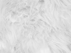 Tekstiilit<Beliani Koristetyyny Tekoturkis Valkoinen 45 X 45 Cm 2 Kpl Lubha