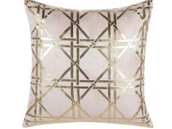 Tekstiilit<Beliani Koristetyyny Vaaleanpunainen 45 X 45 Cm Cassia