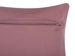 Tekstiilit<Beliani Koristetyyny Vaaleanpunainen 45 X 45 Cm 2 Kpl Vakayar