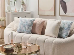 Tekstiilit<Beliani Koristetyyny Vaaleansininen/Harmaa 45 X 45 Cm 2 Kpl Primrose