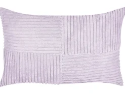 Store Beliani Koristetyyny Vakosametti Violetti 47 X 27 Cm 2 Kpl Millet