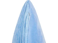 Tekstiilit<Beliani Koristetyyny Vakosametti Sininen 47 X 27 Cm 2 Kpl Millet