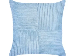 Tekstiilit<Beliani Koristetyyny Vakosametti Sininen 43 X 43 Cm 2 Kpl Millet