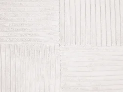 Clearance Beliani Koristetyyny Vakosametti Luonnonvalkoinen 43 X 43 Cm 2 Kpl Millet