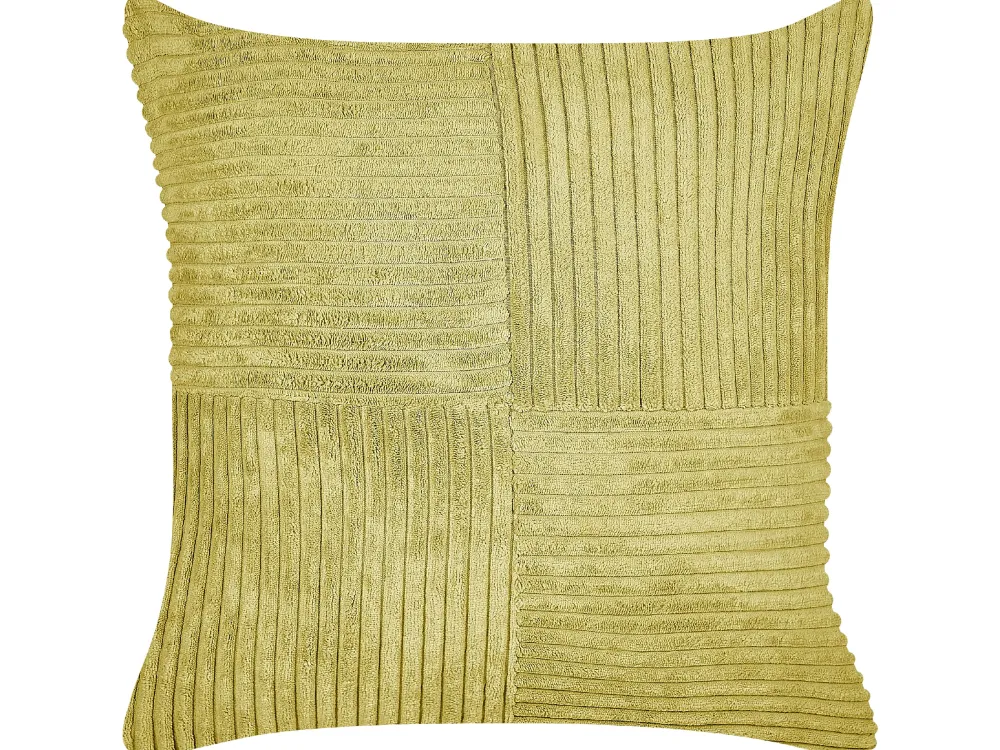 Lastenhuone<Beliani Koristetyyny Vakosametti Oliivinvihrea 43 X 43 Cm 2 Kpl Millet