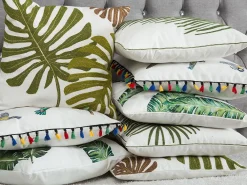 Hot Beliani Koristetyyny Valkoinen 45 X 45 Cm 2 Kpl Mallow