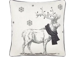 Online Beliani Koristetyyny 45X45 Cm 2 Kpl Mustavalkoinen Sven