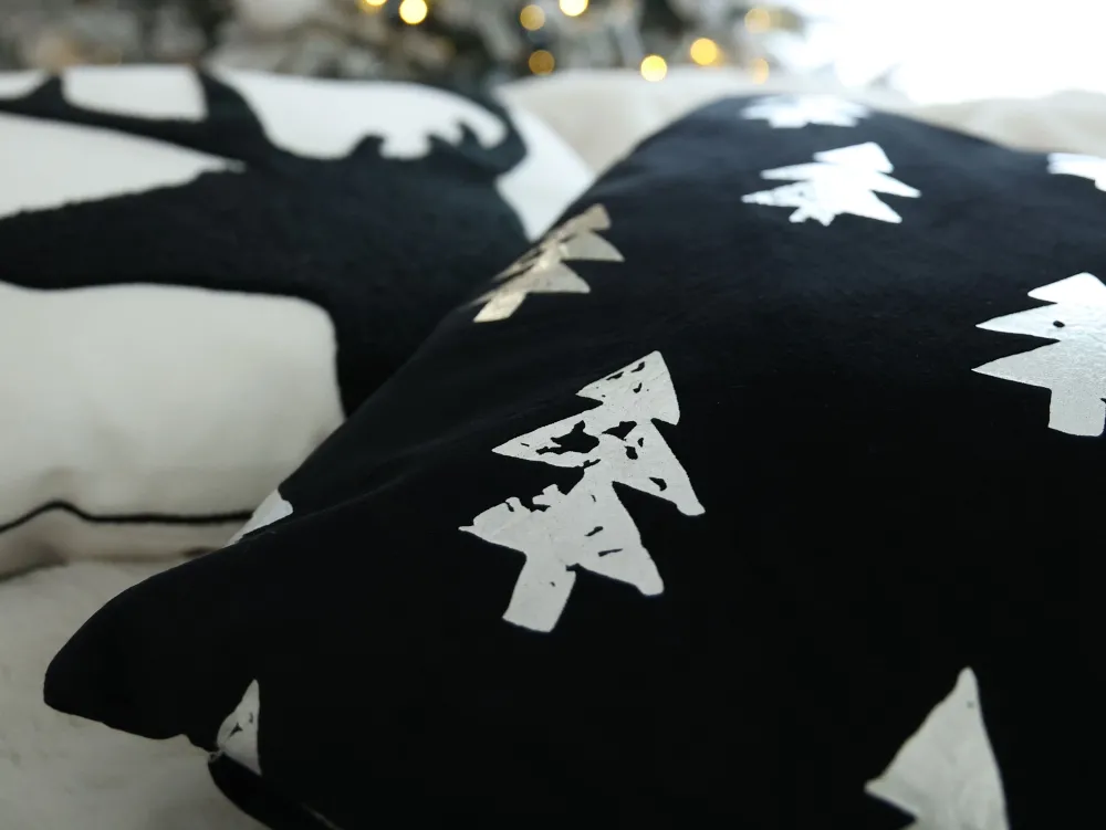 Tekstiilit<Beliani Koristetyyny 45X45 Cm 2 Kpl Musta Cupid