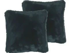 Tekstiilit<Beliani Koristetyynysetti 42 X 42 Cm Tekoturkis Vihrea Tandur