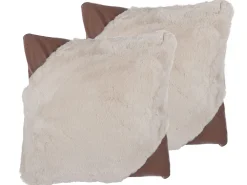 Flash Sale Beliani Koristetyynysetti 42 X 42 Cm Beige / Ruskea Ehnar