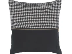 Discount Beliani Koristetyynysetti 45 X 45 Cm Musta / Valkoinen Kinwat