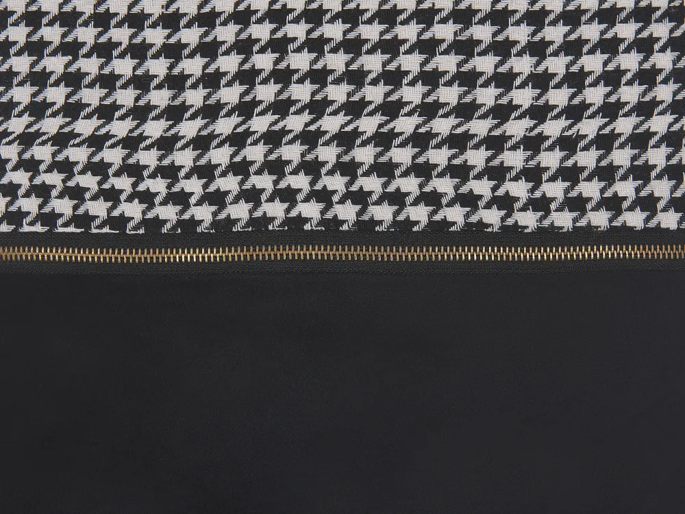 Discount Beliani Koristetyynysetti 45 X 45 Cm Musta / Valkoinen Kinwat