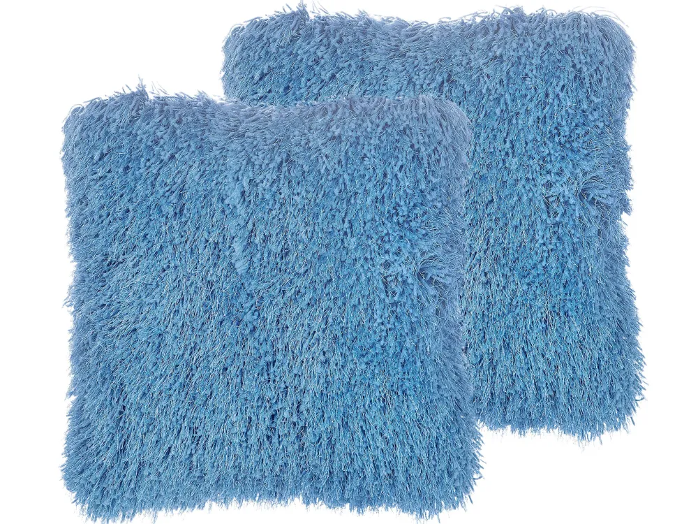 Discount Beliani Koristetyynysetti 45 X 45 Porroinen Sininen Cide